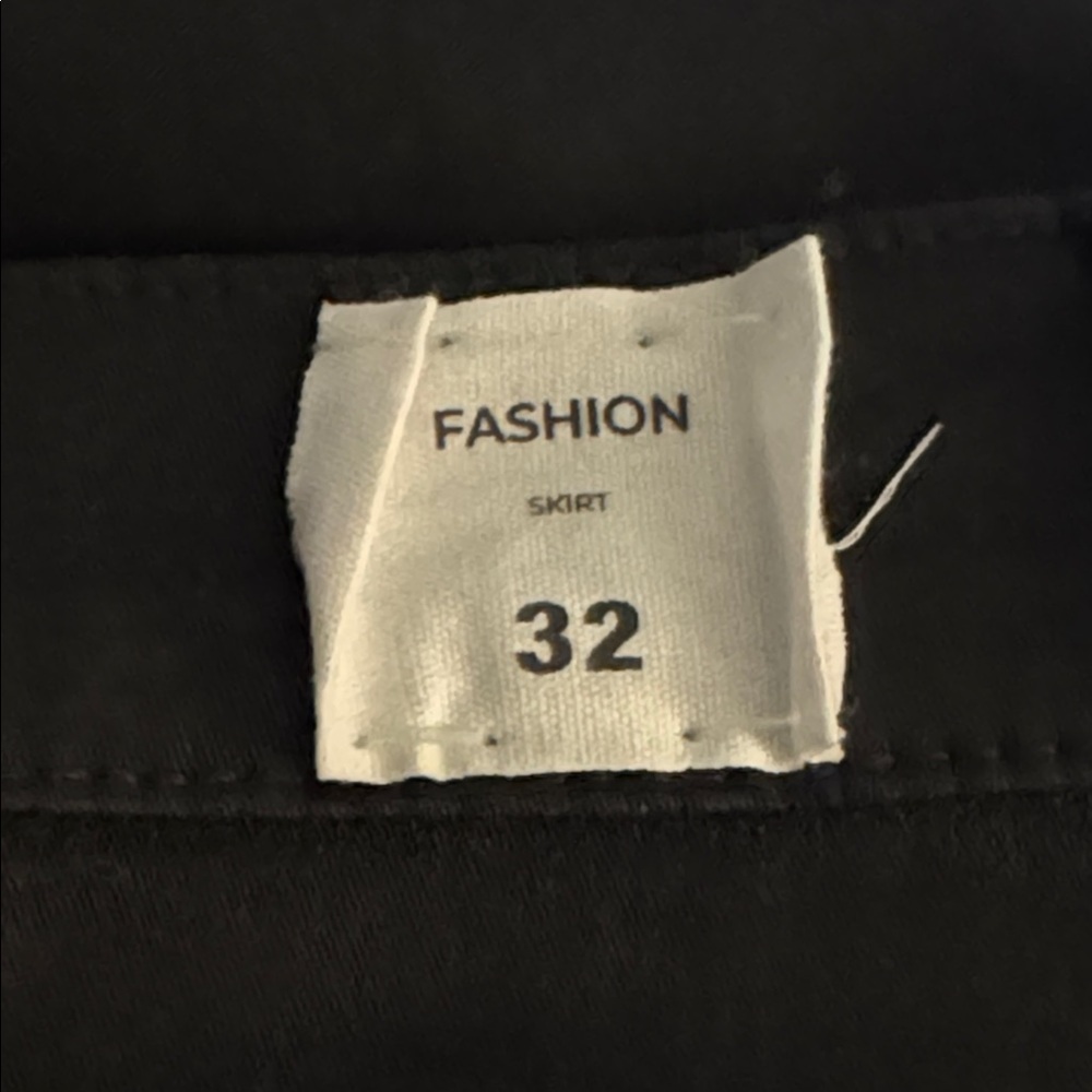 HUDSON Fashion Skirt Black Coated Denim Jeans Midi Skirt Waxed 32 Long Slit Sexy - Picture 6 of 9